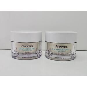 Lot Of 2 Aveeno Calm + Restore Oat Gel Moisturizer, 1.7 oz (48g) FREE SHIPPING!